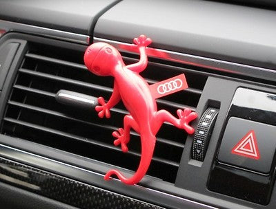 Audi Air freshener gecko, red