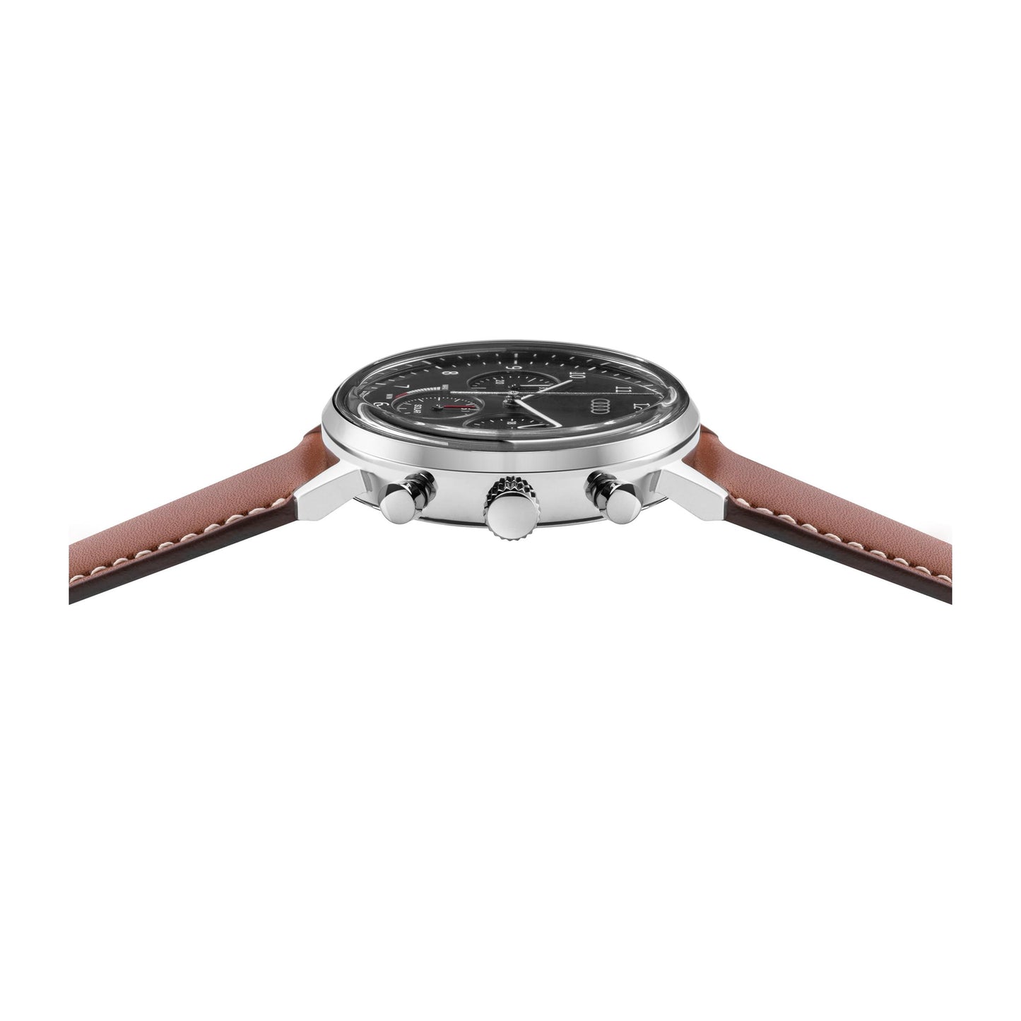 Audi Chronograph solar powered, grey/brown