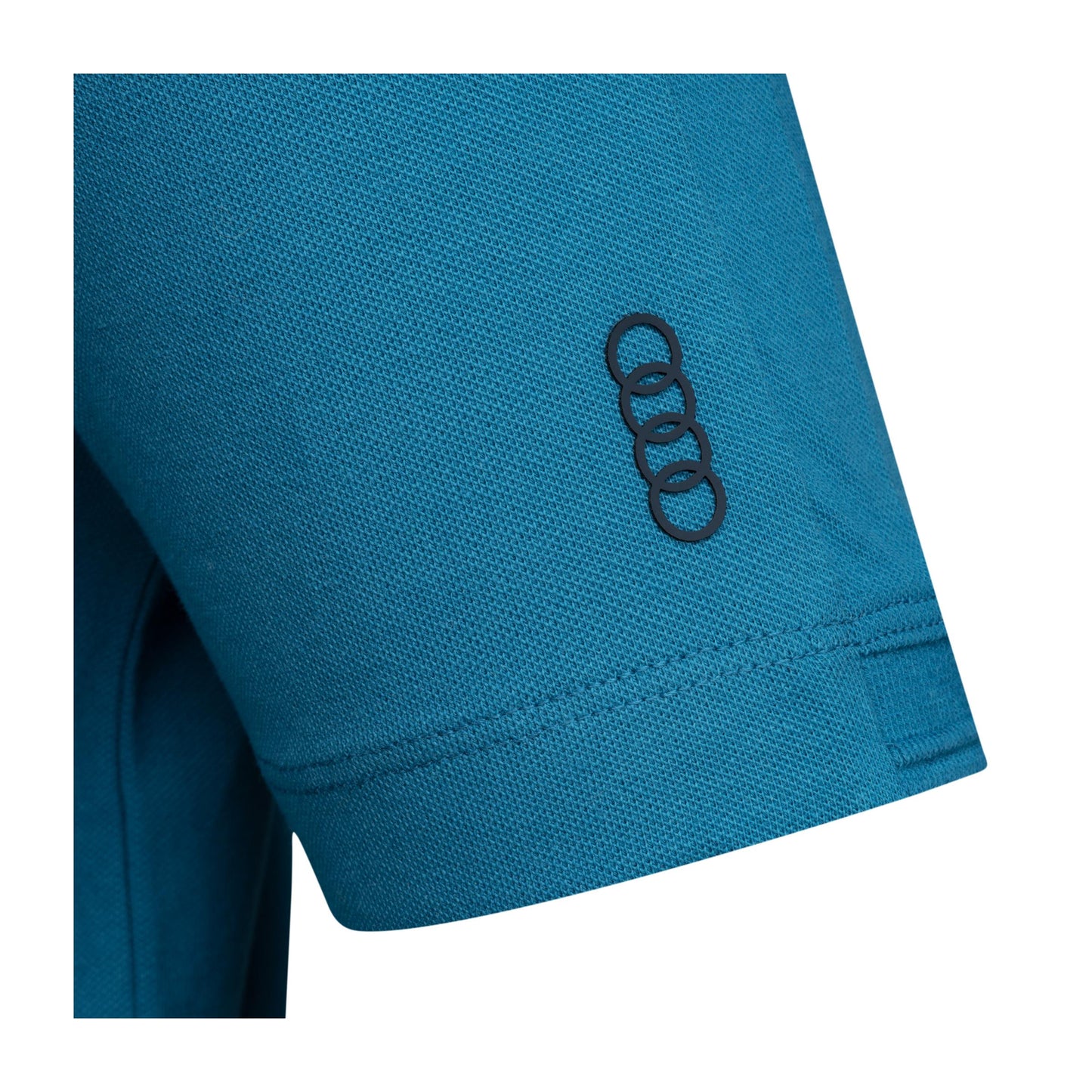 Audi polo shirt, men's turquoise