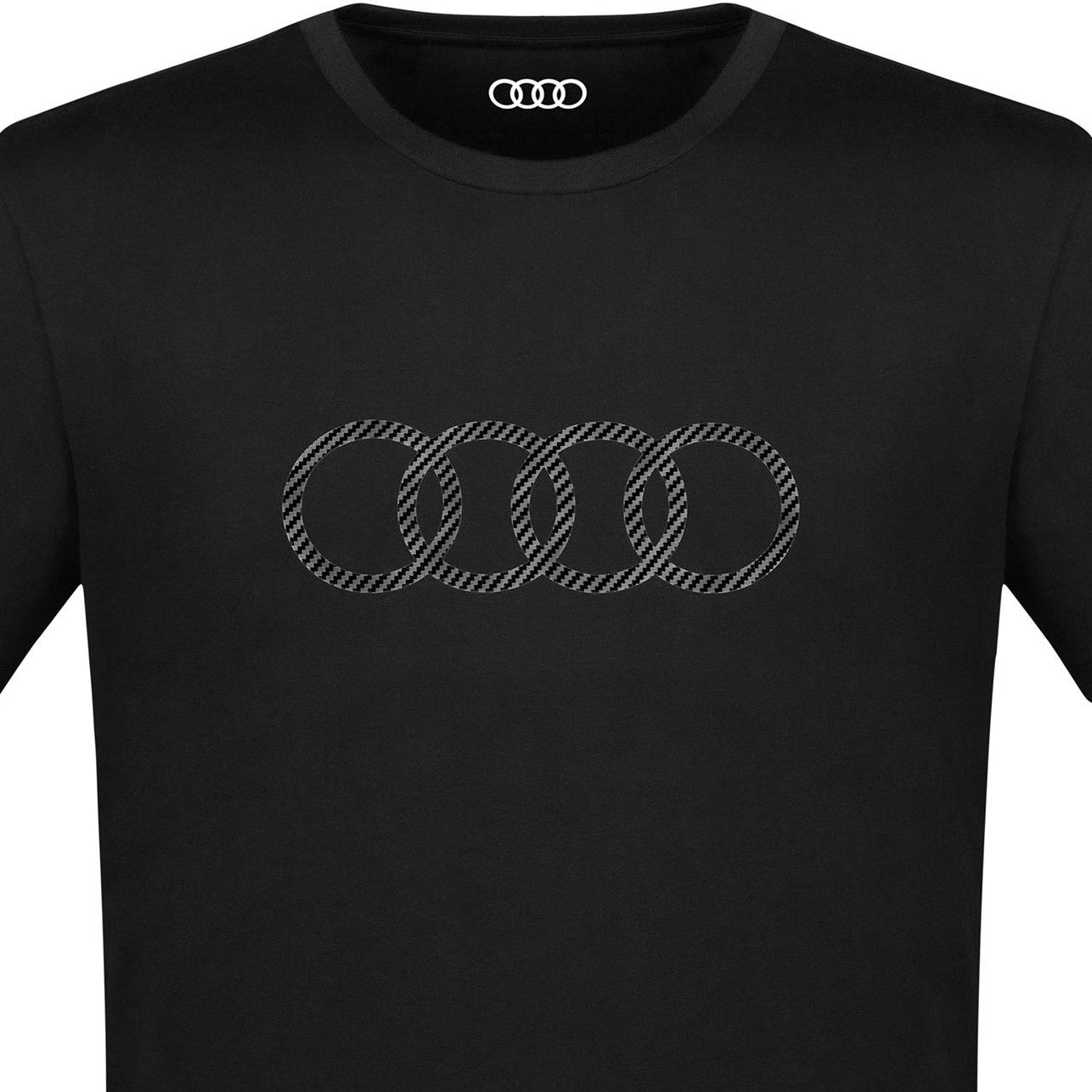 Audi T-Shirt rings, mens, black