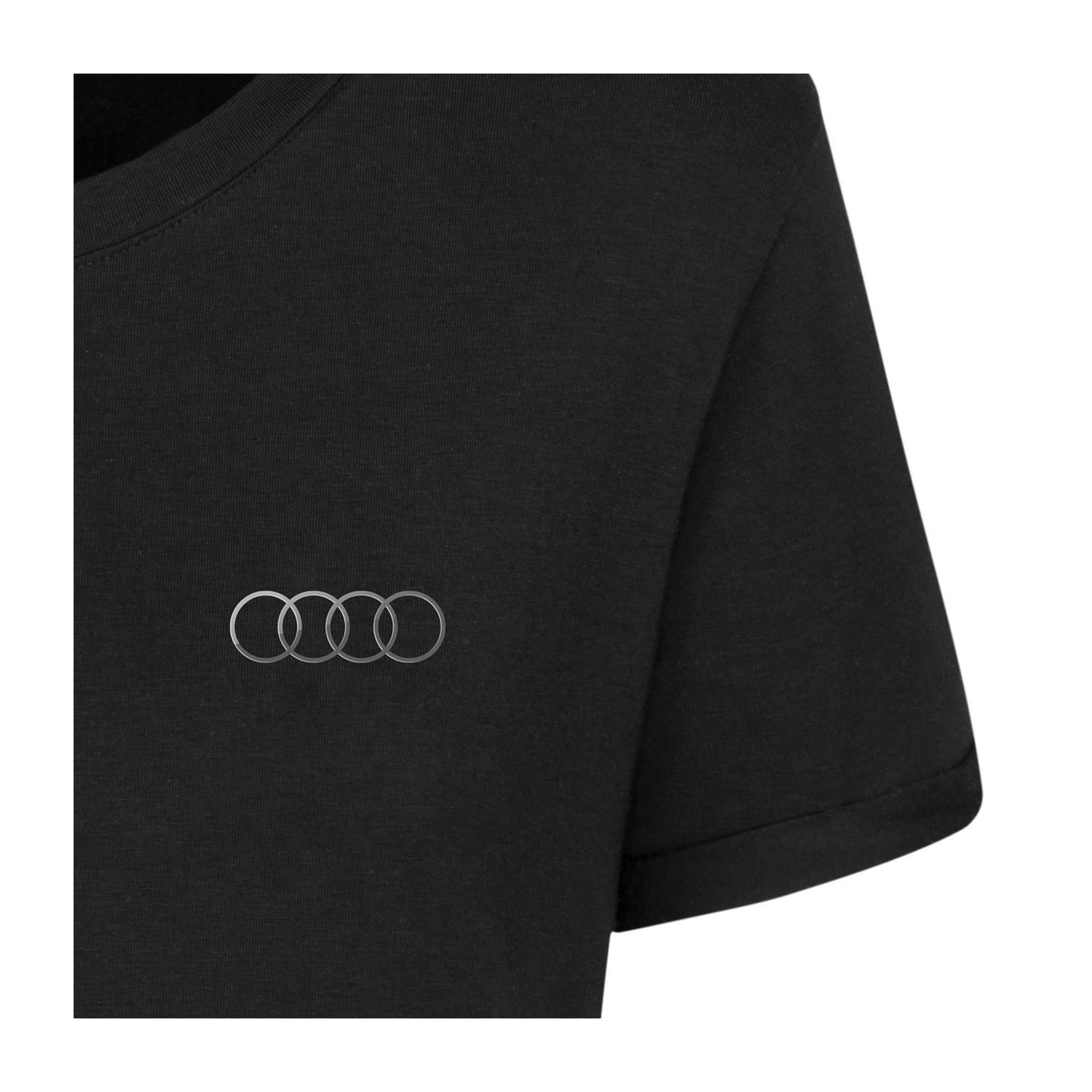 Audi T-Shirt, womens, black