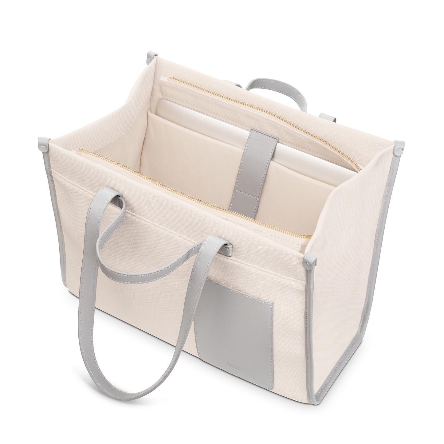 Audi shopper, cream/grey
