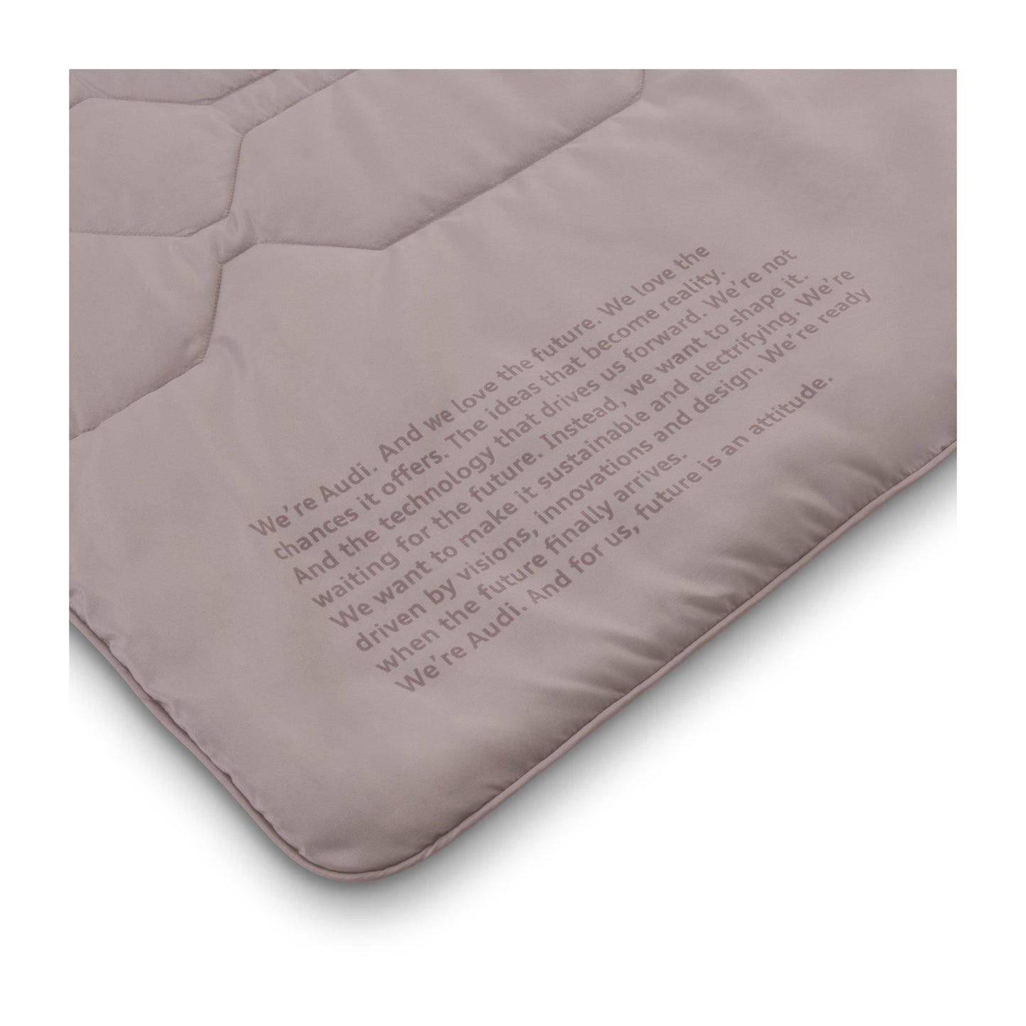 Audi picnic blanket, brown/orange