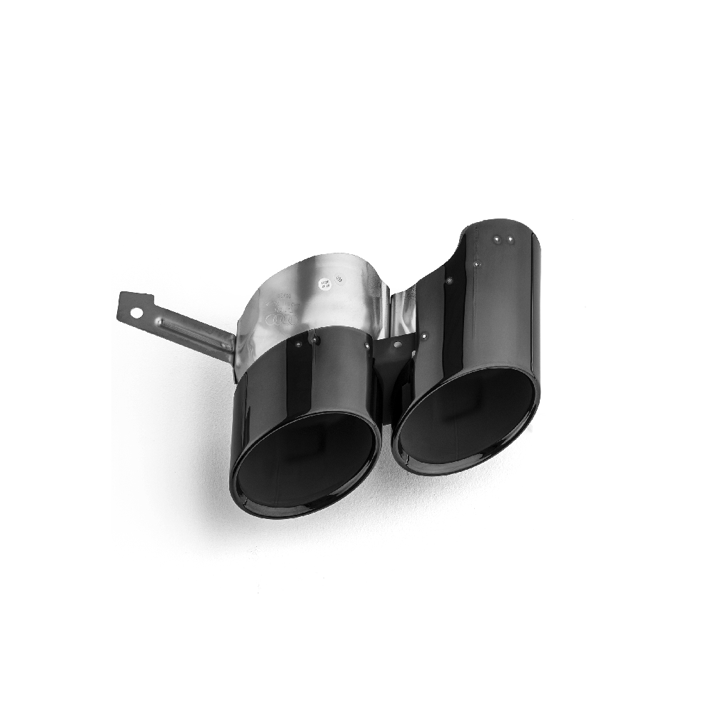 Sport tailpipe trims. Black chrome, SQ7 Right side