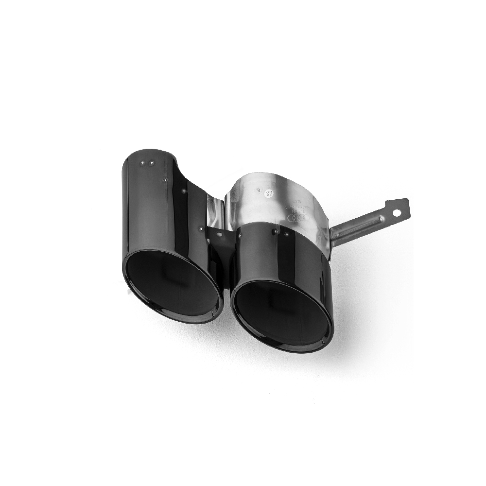 Sport tailpipe trims. Black chrome, SQ7 Left side