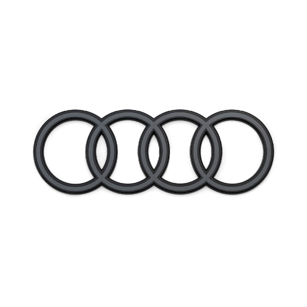 Audi rings, front. Dark Q8