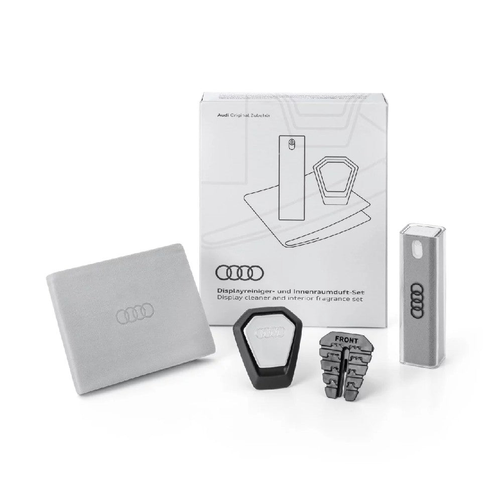 Display cleaner and interior fragrance set