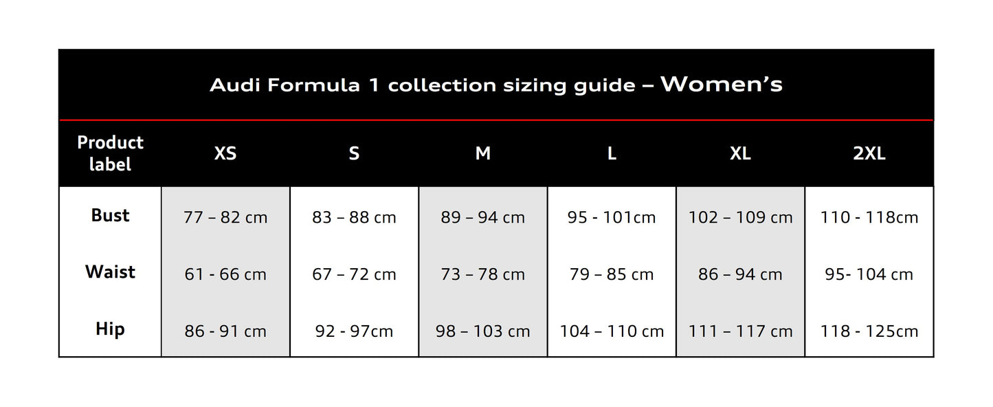 Audi Formula 1 Fan graphic T-shirt, women's