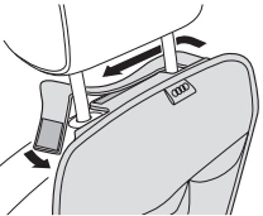 Backrest protector with storage
