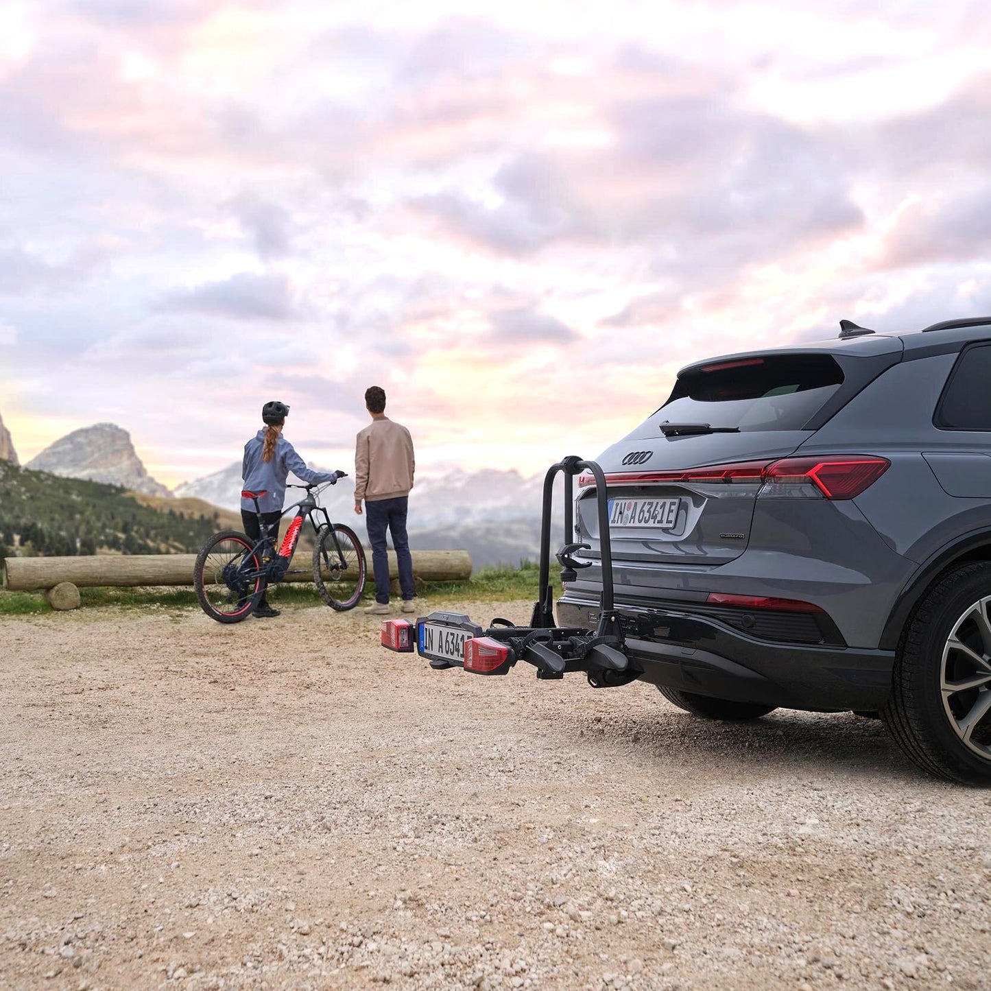 Bicycle carrier - tow bar mount