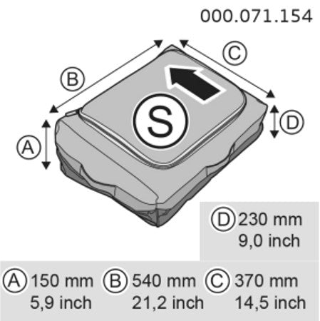 small waterproof travel bag for roof box