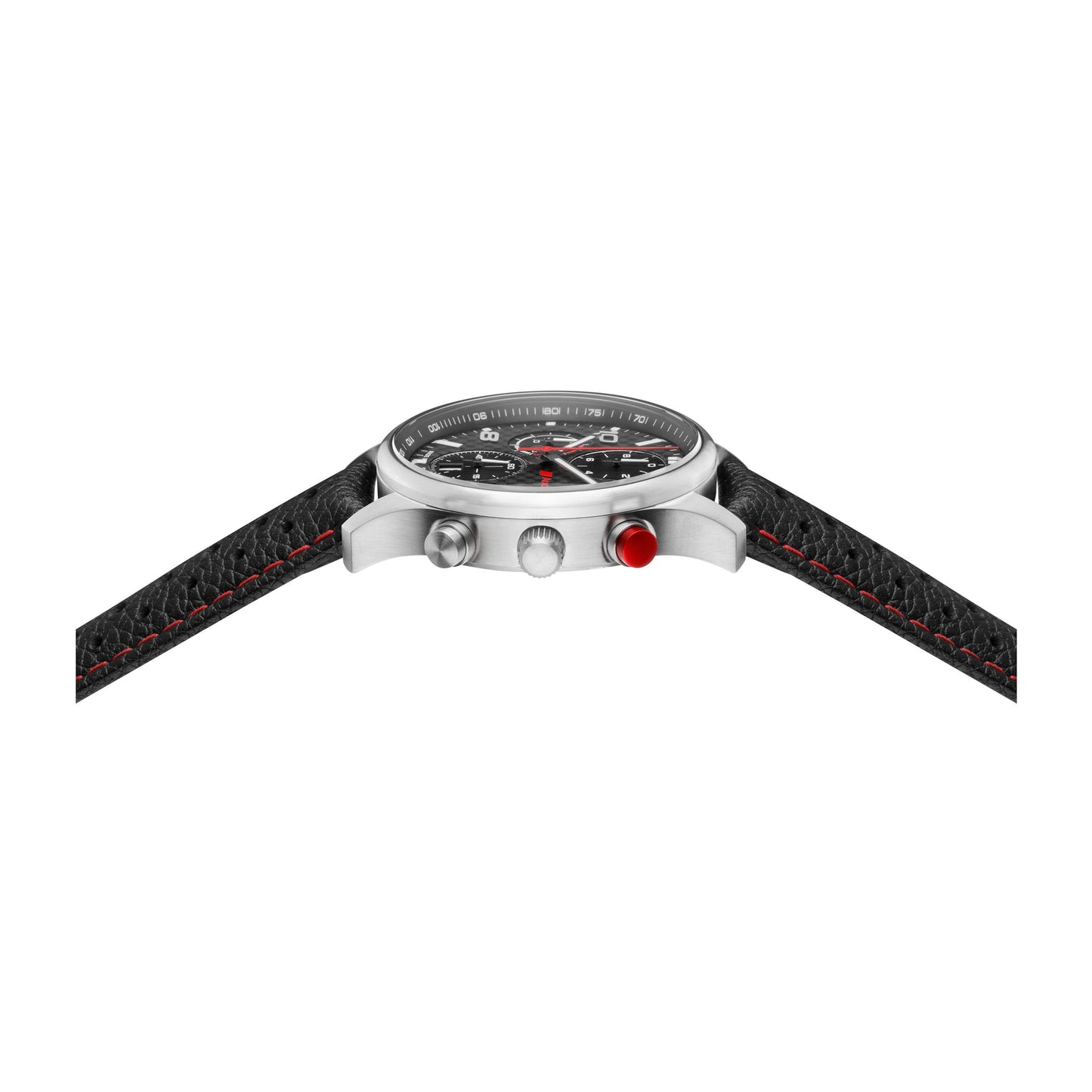 Audi Sport Chronograph carbon, mens, silver
