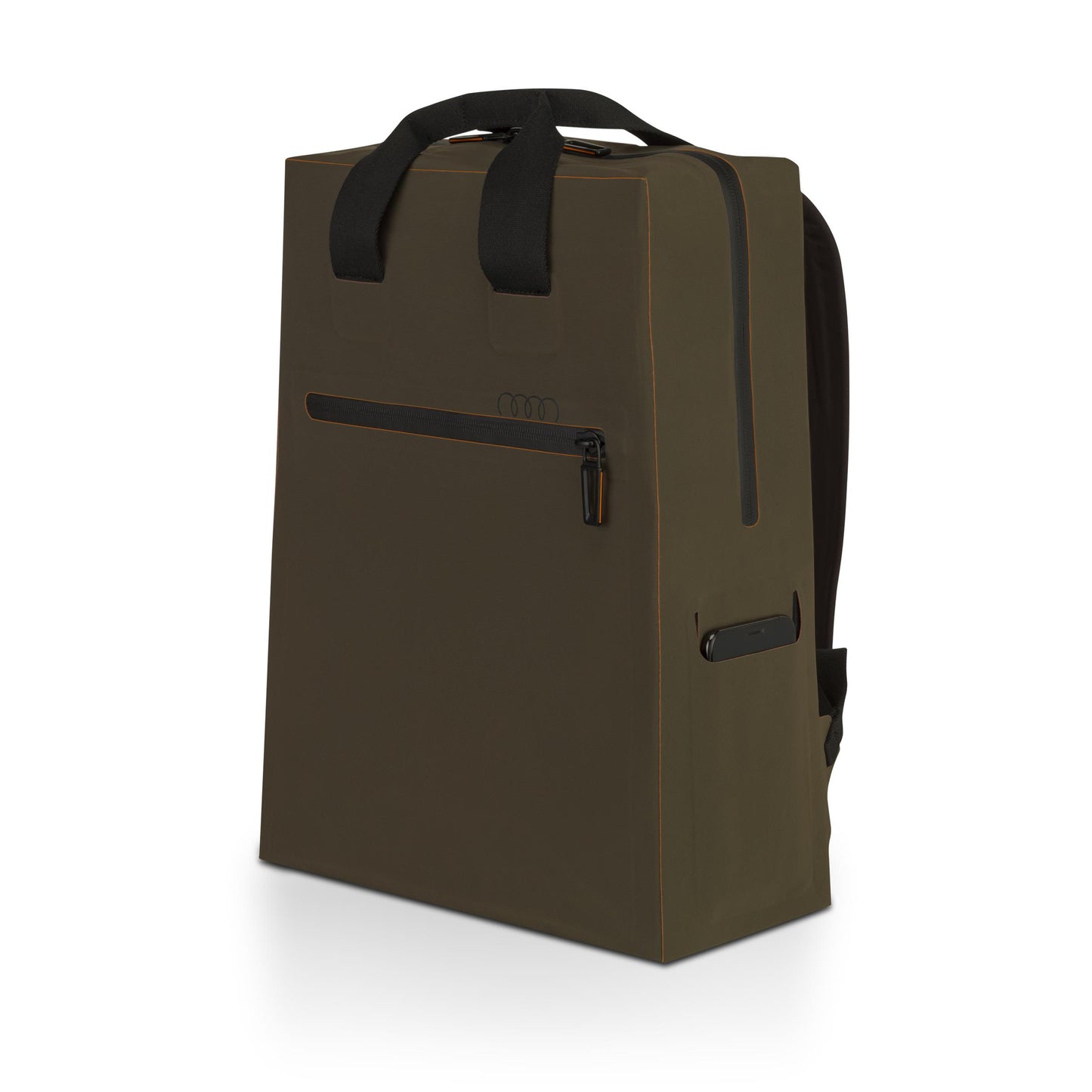 Audi premium backpack, olive green.