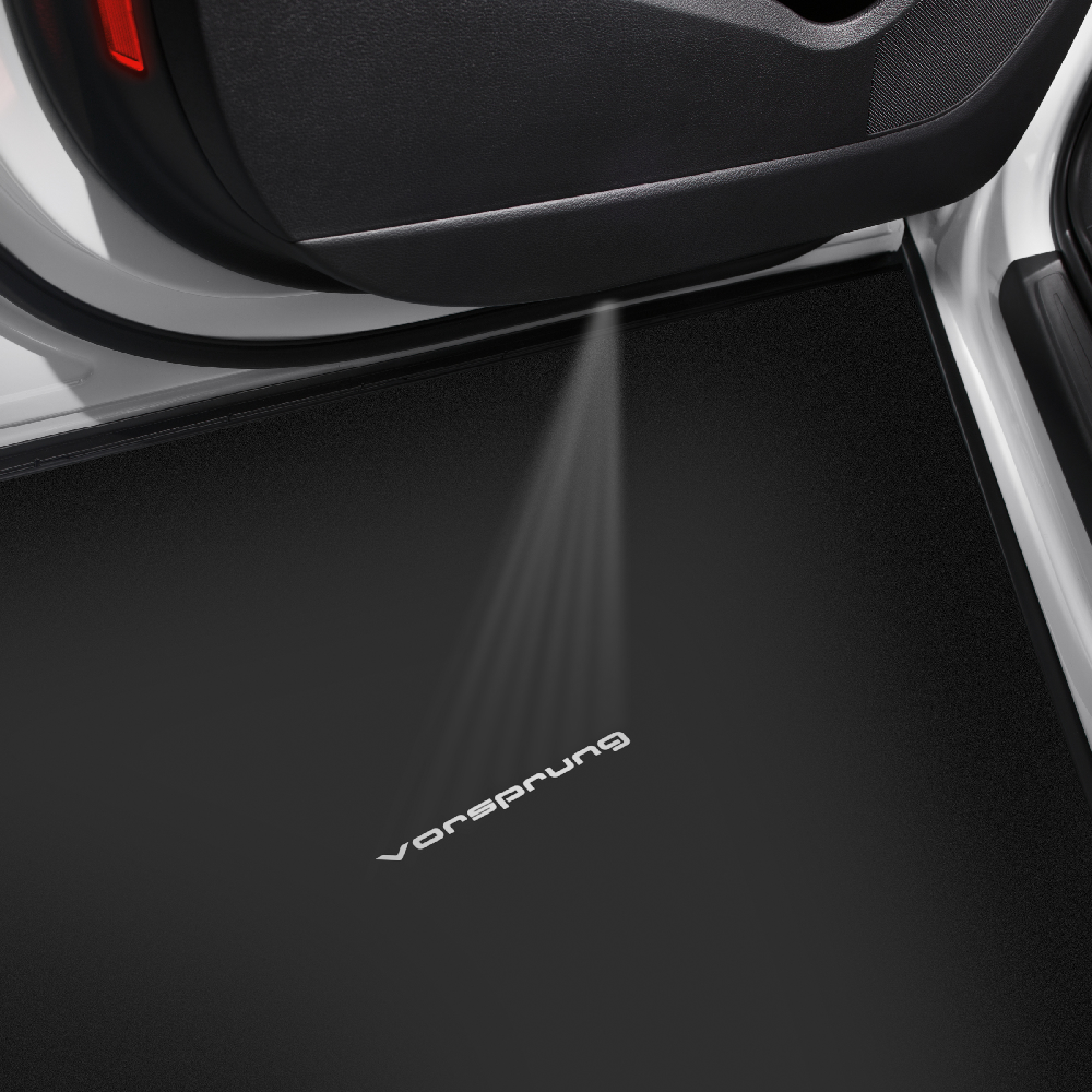 Door entry LED lights, Audi Vorsprung