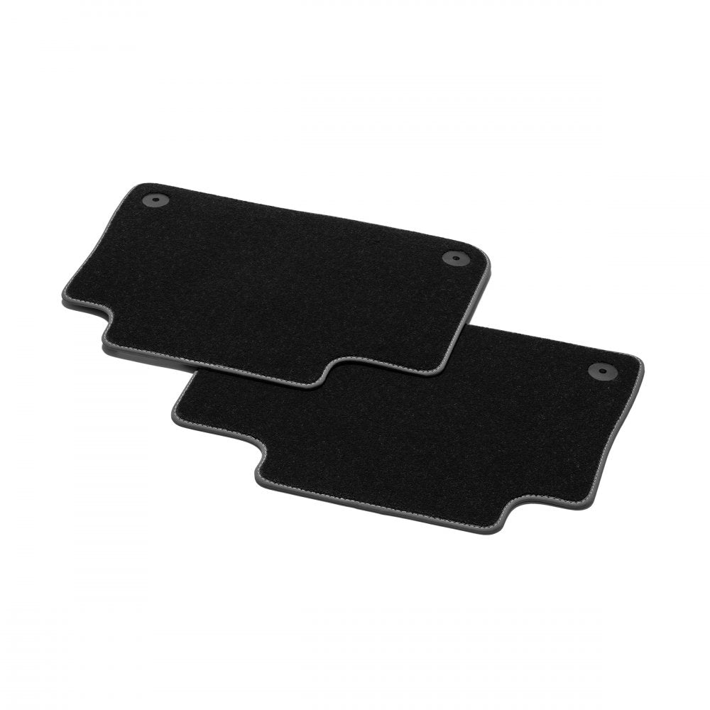 Deep-pile textile floor mats. Rear e-tron