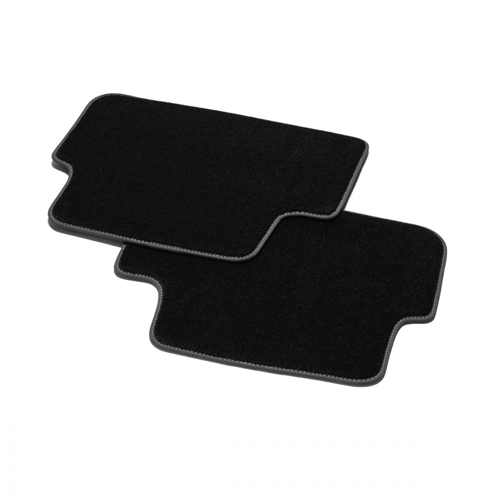 Deep-pile textile floor mats. Rear e-tron without fastner