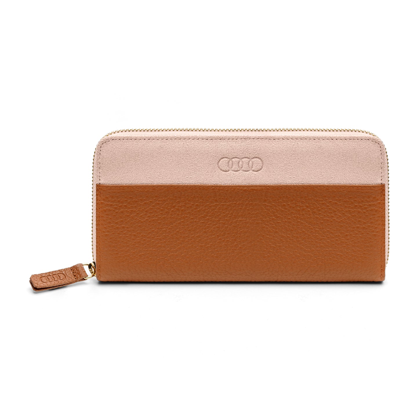 Audi Wallet leather, womens, brown-rose