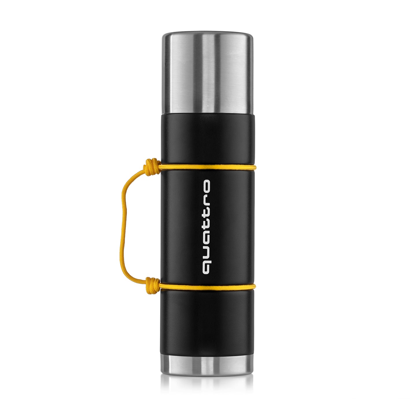 Audi quattro insulated bottle, black/yellow