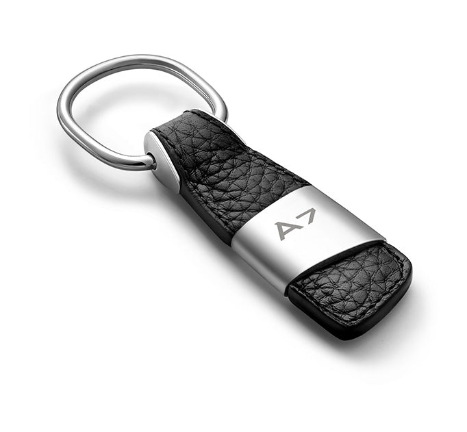 Aluminium Leather Key Ring with Embossed A7