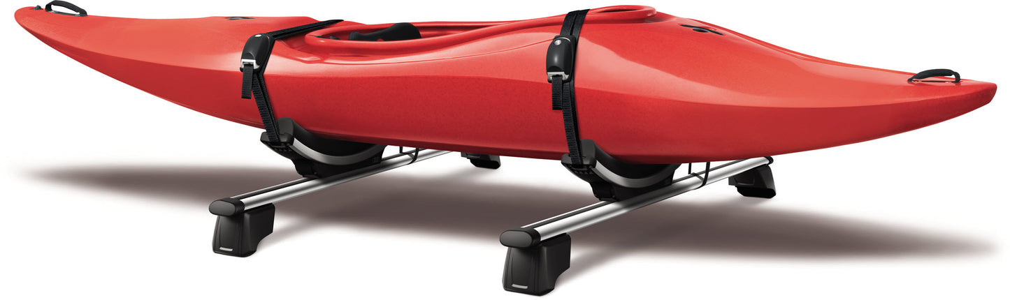 Kayak rack with tilt function