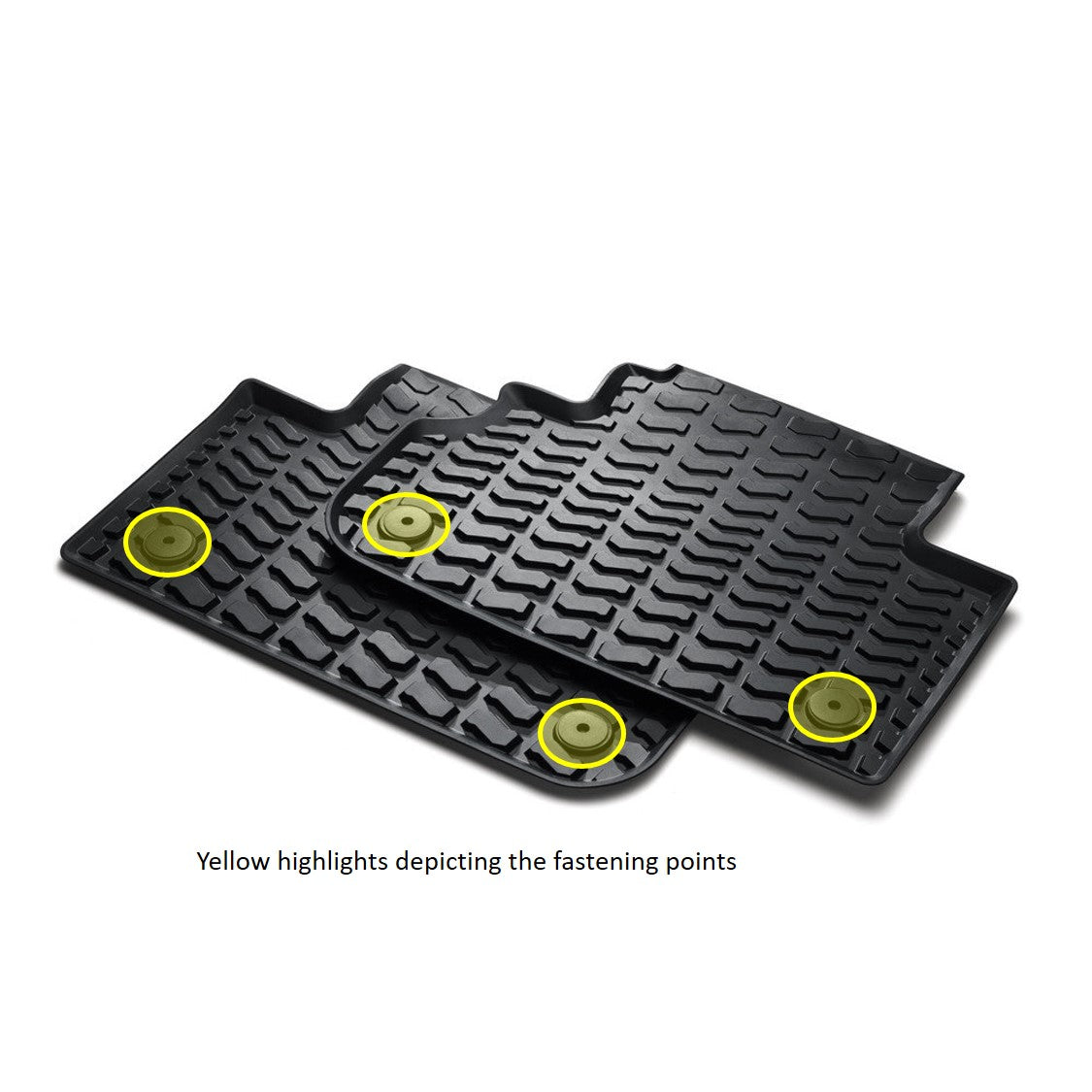 Audi Q5 rear All-weather floor mats