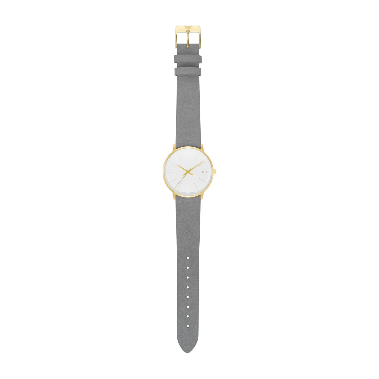 Audi Watch women's, gold/white