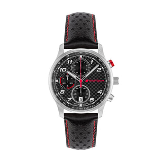 Audi Sport Chronograph carbon, men's, silver