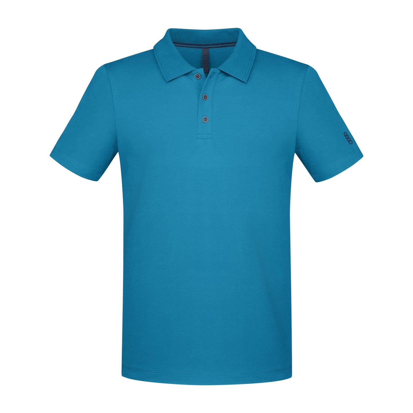 Audi polo shirt, men's turquoise