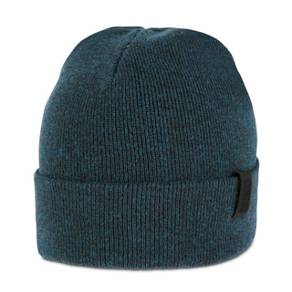 Audi knitted beanie, black-petrol