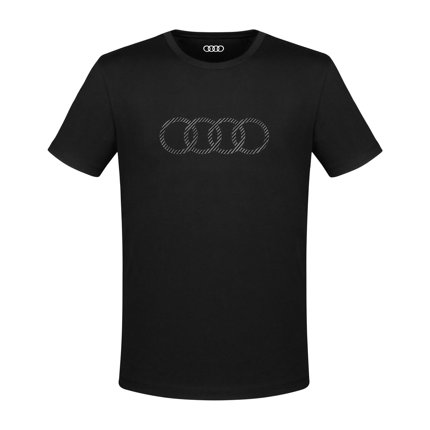 Audi T-Shirt rings, mens, black