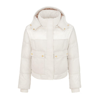 Audi Puffer jacket, 4 in 1, women, creme