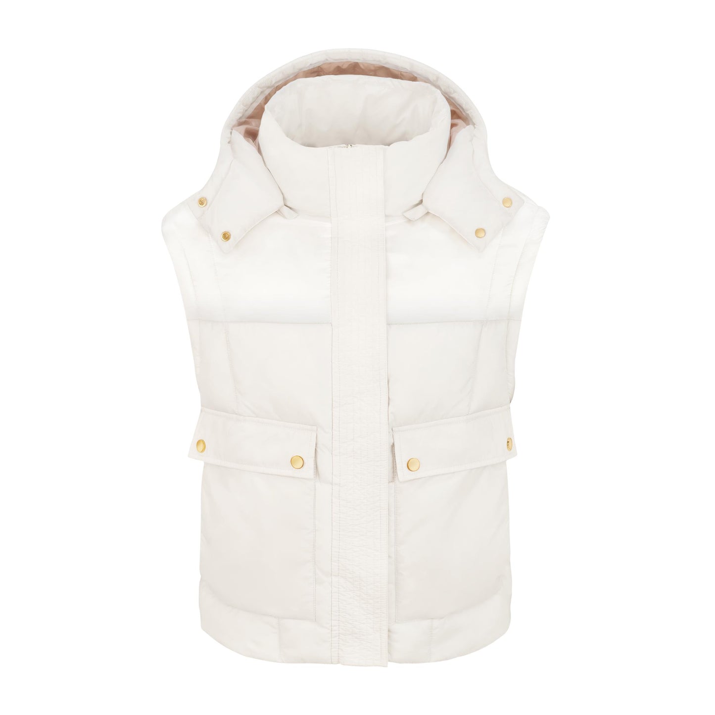 Audi Puffer jacket, 4 in 1, women, creme