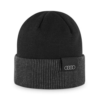 Audi Inside out beanie, black-grey