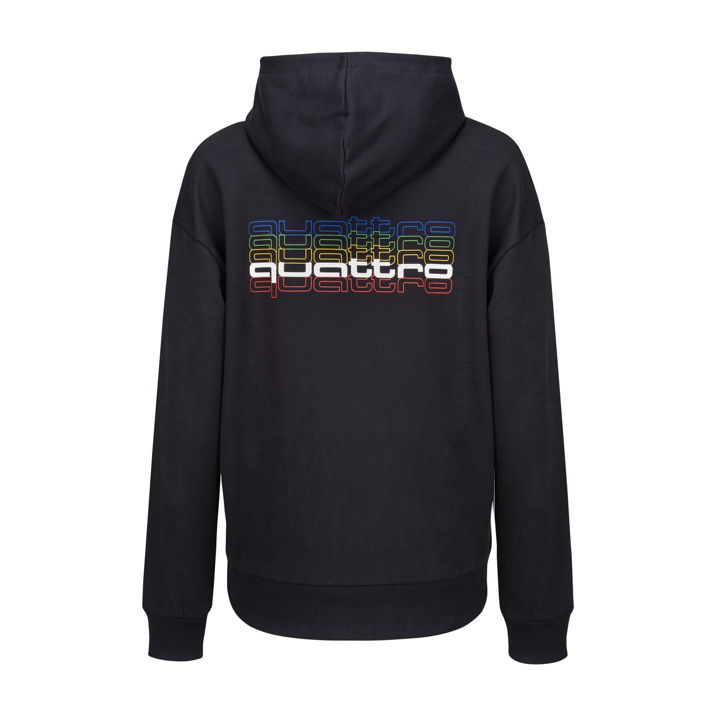 Audi quattro hoodie, black