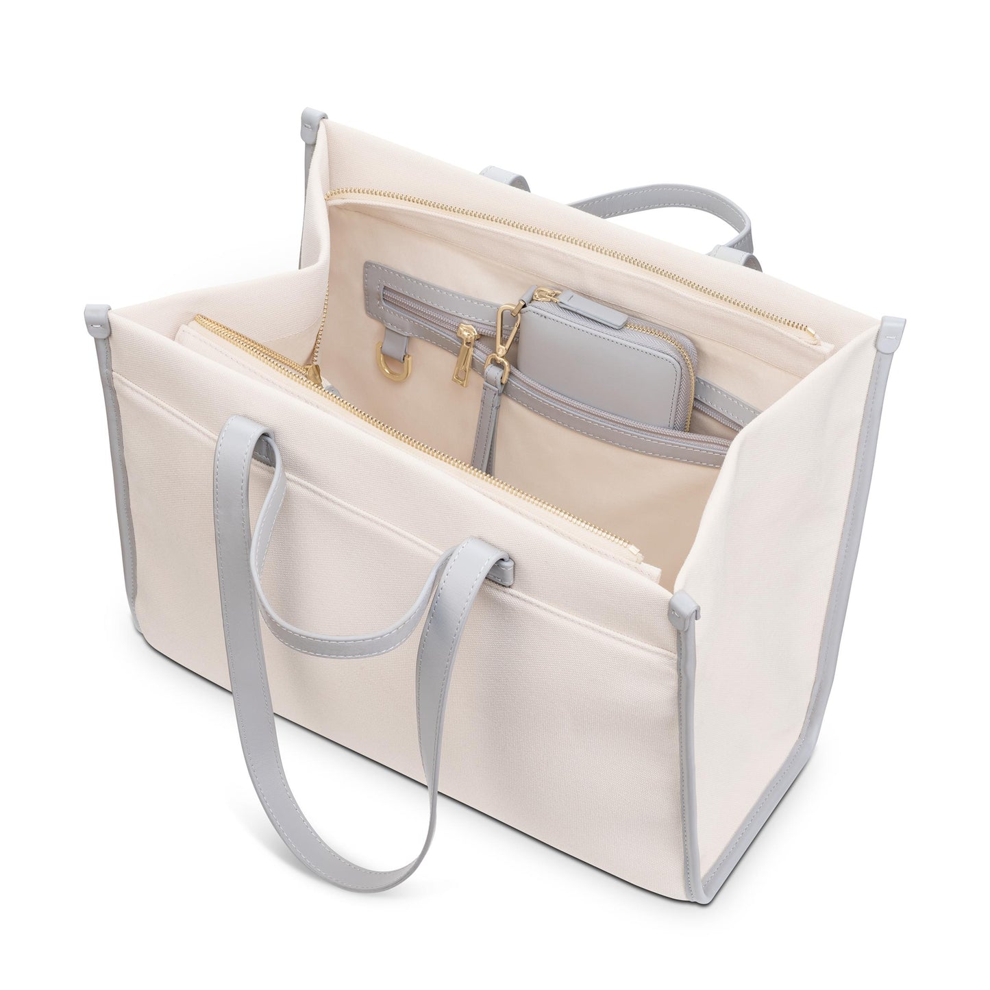 Audi shopper, cream/grey
