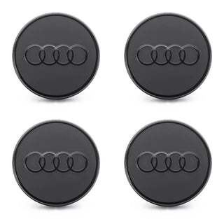 Audi centre caps in black