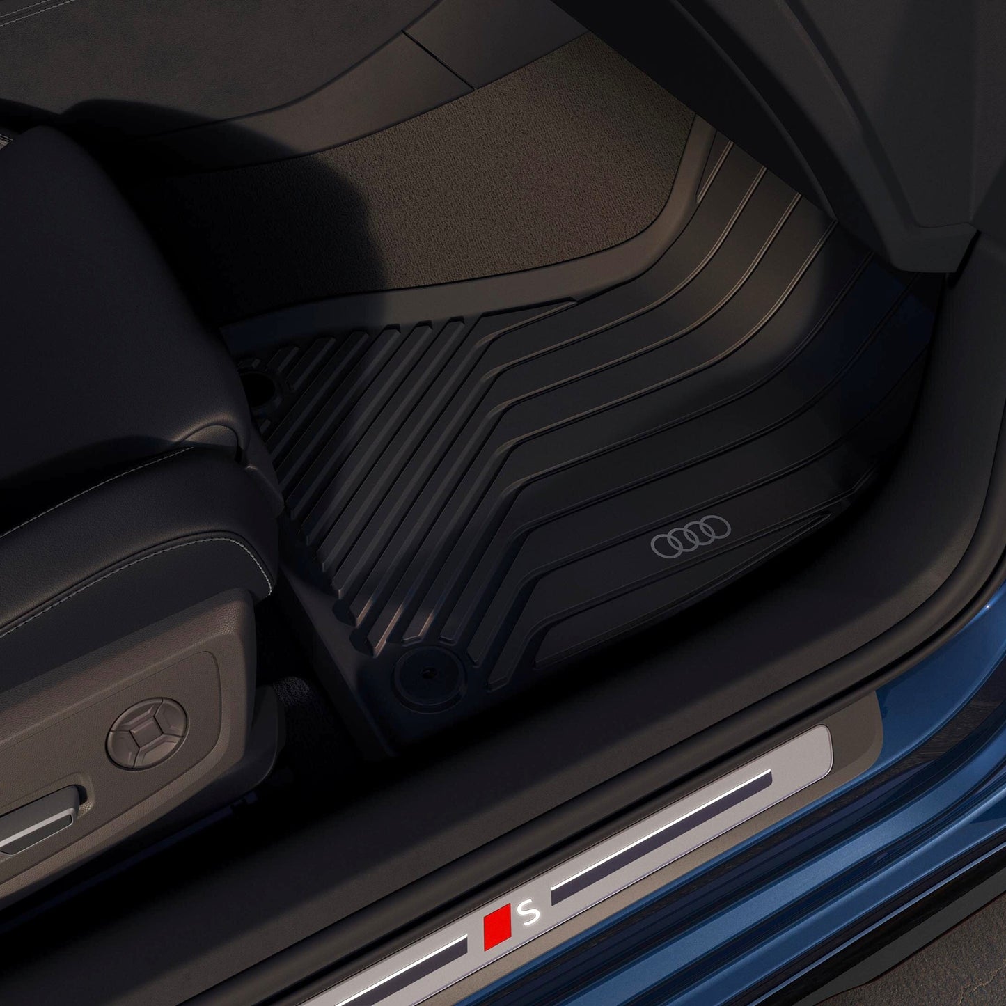 All-weather floor mats. Front. New A5