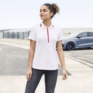 Audi Sport polo shirt, womens, white