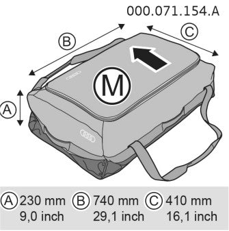 medium waterproof travel bag for roof box