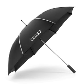 Audi Umbrella, black/silver, large