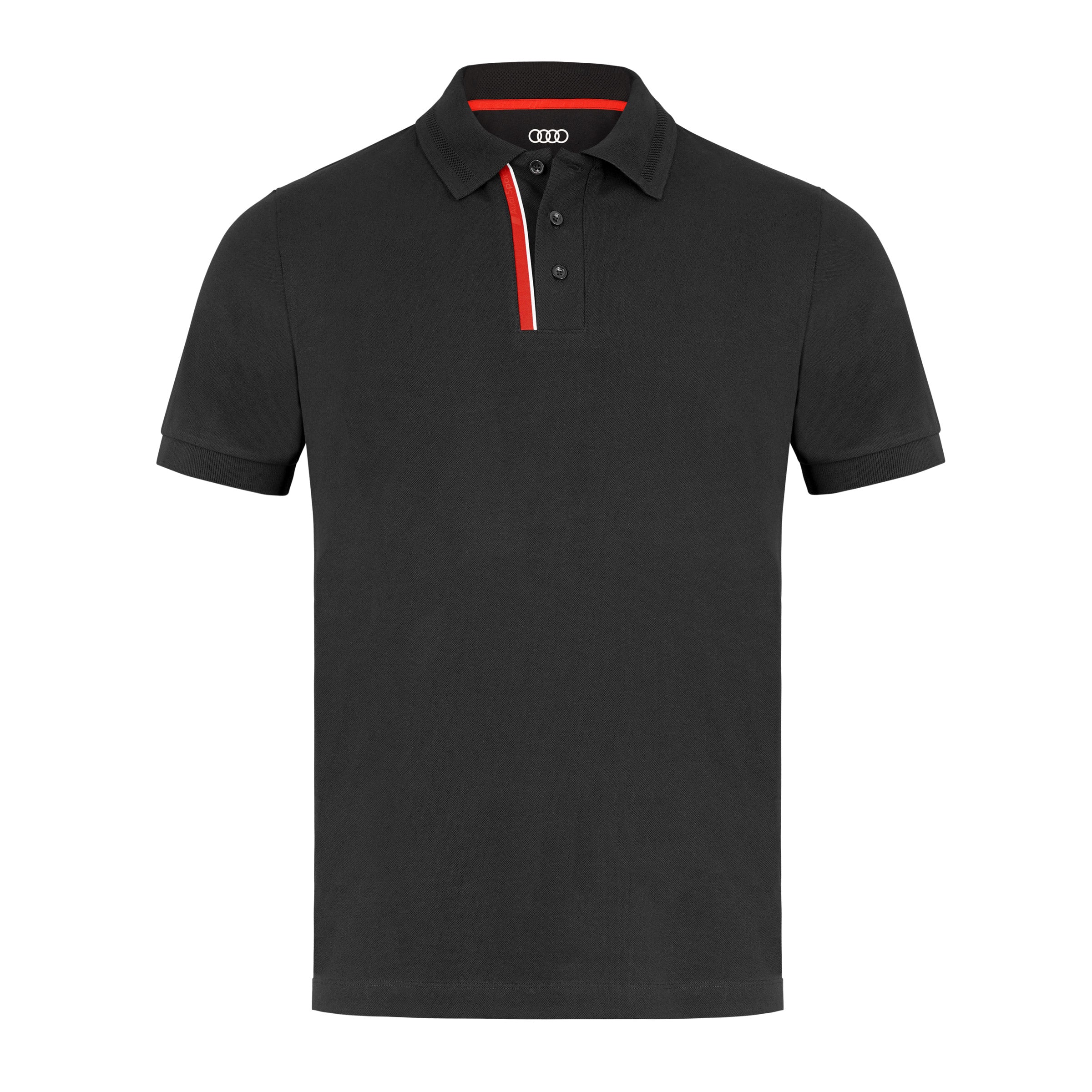 New Audi sport fans team logo black all over print 3d polo shirt