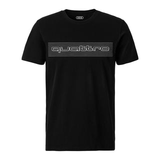 Audi quattro T-Shirt, mens, black