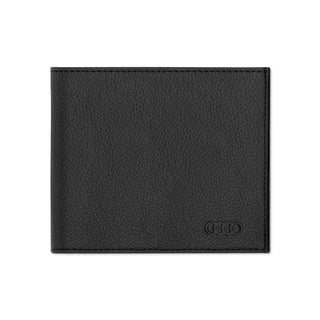 Audi Wallet leather, mens, black