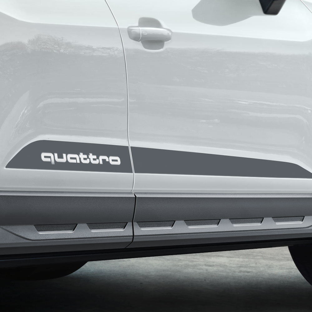 Decal set for the side sills, quattro, Q2