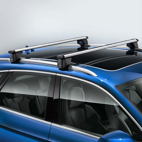 Blue Audi Q5 Roof Racks