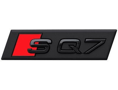 SQ7 Model name, front. Black